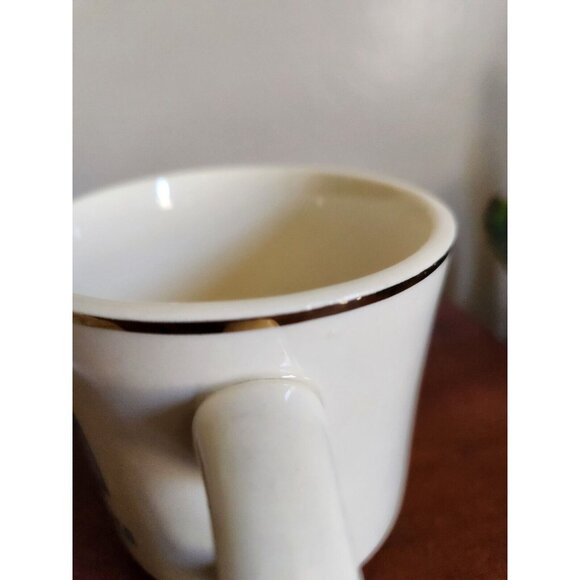 Rare Vintage BSA Boy Scouts Goodwill - Good Turn Coffee Mug / Cup Gold Trim. - Picture 8 of 10